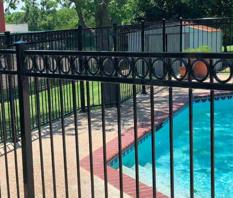 Wrought Iron Pool Fence